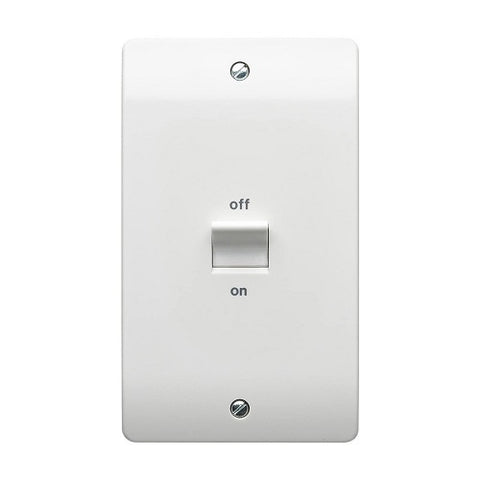 45 Amp DP Switch - Oblong (MK K5205WHI )