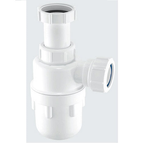 McAlpine A10A adjustable inlet bottle trap with 75mm seal 1.1/4