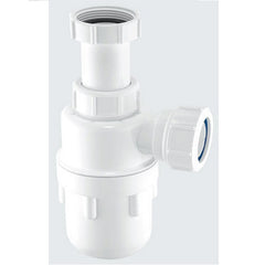 McAlpine C10A adjustable inlet bottle trap with 75mm seal 1.1/2"