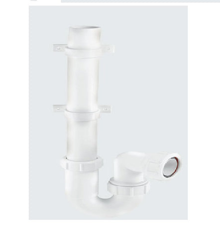McAlpine WM3 standpipe trap with 75mm seal & upstand