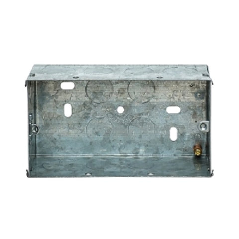 APPLEBY SB628 FLUSH BOX 2 GANG 47MM