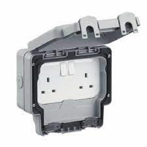 LOGIC IP66 WEATHERPROOF DOUBLE SOCKET