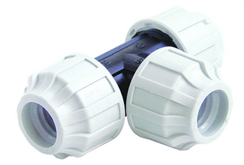 MDPE 32MM 90 DEGREE TEE