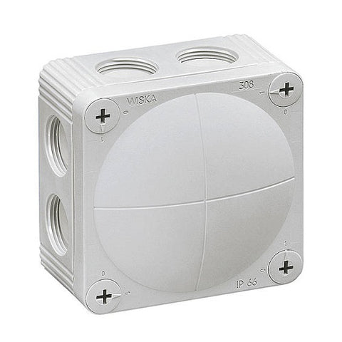 Wiska Box - IP66 85 x 85 x 51mm Grey 32 Amp