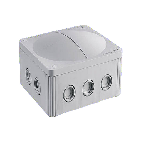 Wiska Box IP66 160 x 140 x 81mm - Grey 57 Amp