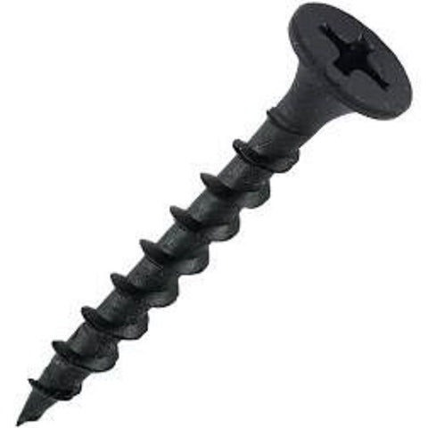 DRYWALLSCREW COARSE THREAD BLACK (BULK) 3.5mmx38mm