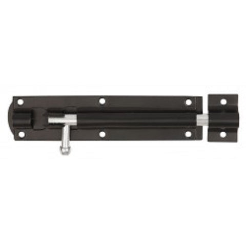 923A STRAIGHT TOWER BOLT BLACK 8"