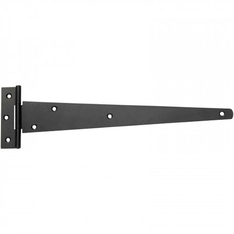 121A LIGHT TEE HINGE BLACK (PR) 10"/250mm