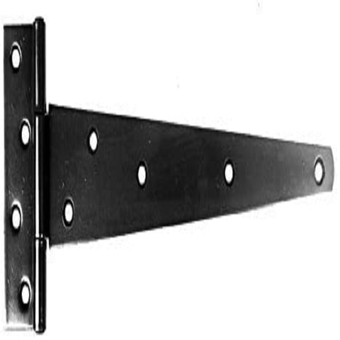 121A LIGHT TEE HINGE BLACK (PR) 12"/300mm