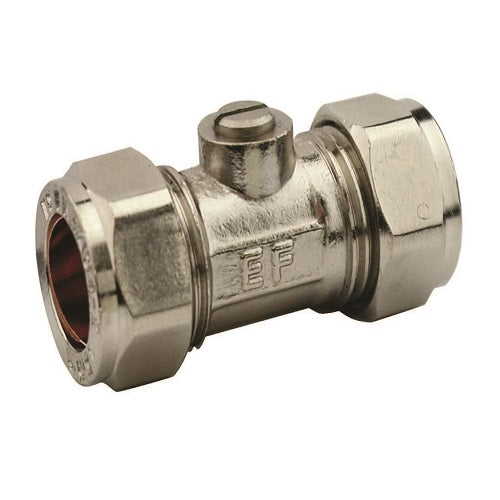 15MM CHROME ISOLATING VALVE