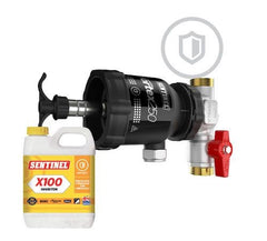 Sentinel Vortex Protection Pack With V250 22mm Drain Filter & X100