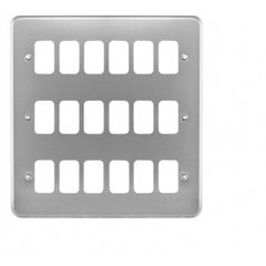 18 Gang Alum Surface Grid Plate