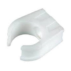 OVERFLOW PIPE CLIP WHITE