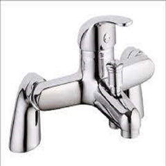 TAP ARIEL 40mm Bath/Shower Mixer Tap 40mm Cartridg (Inc Wall Clamp, Shower Hose & Shower Head)