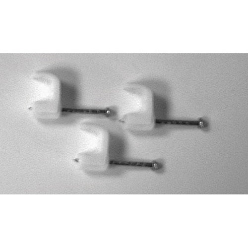 Cable clips - round 0.75mm for 3 core flex (pack 100)