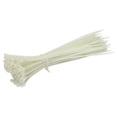 CABLE TIES WHITE 2.5 x 200MM