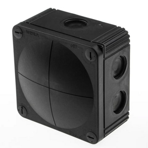 WISKA Combi Junction Box, IP66, IP67, 110mm x 110mm x 66mm