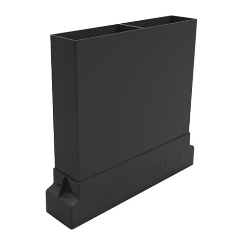 EXTENSION FOR UNDERFLOOR VENT BLACK