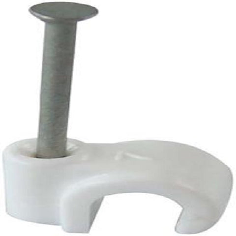 FMP 11.0MM CABLE CLIP ROUND WHITE