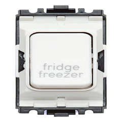 MK 20 Amp DP 1 Way Grid Switch marked - fridge freezer