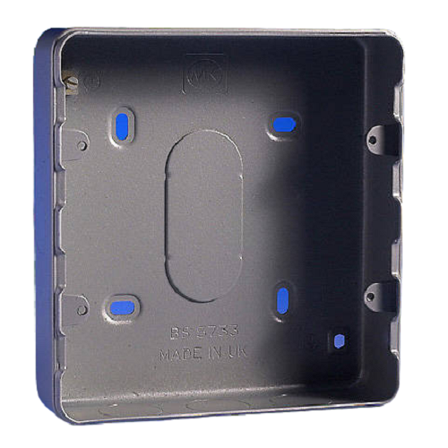 MK 6 Gang and 8 Gang Grid Surface Metal Box