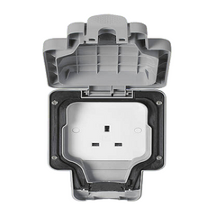 MK Masterseal Plus 1 Gang 13A Socket - IP66