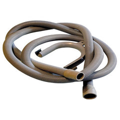 Washing machine outlet hose with crook