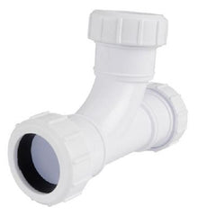 PLASTIC COMPRESSION 32MM TEE WHITE