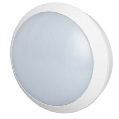 15W 6000K LED IP44 Circular Bulkhead WHITE OPAL