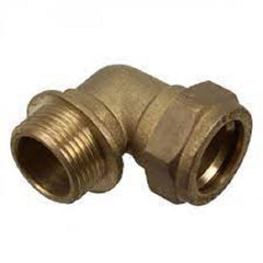 Brass compression 28mm x1` inch Elbows male Iron