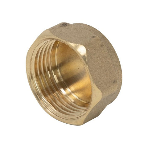 1 Inch Brass Blanking CAP - Pack of 10