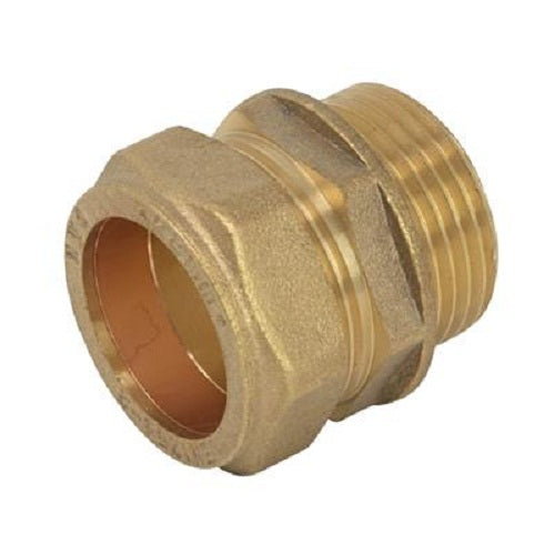 Compression 22mm 1/2 inch Straight Connector male Iron