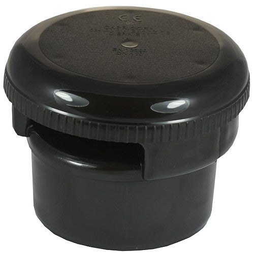 SOIL SOLVENT WELD 110MM AIR ADMITTANCE VALVE INTERNAL BLACK